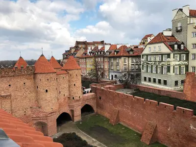 Widok na miasto Warszawa z tego apartamentu