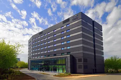 Budynek, w którym mieści się hotel