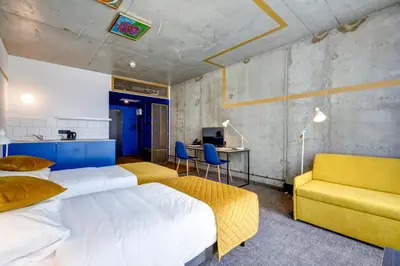 Część wypoczynkowa w obiekcie Hotel Arche Geologiczna