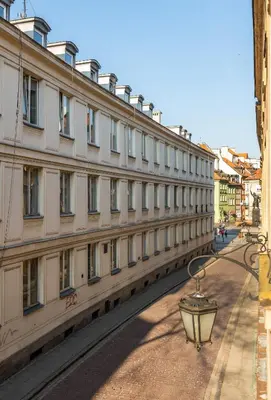 Budynek, w którym mieści się apartament