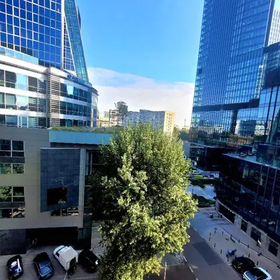 Budynek, w którym mieści się apartament