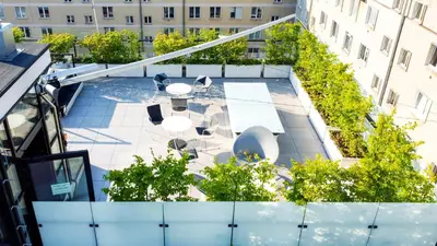 Budynek, w którym mieści się aparthotel
