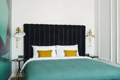 Łóżko lub łóżka w pokoju w obiekcie No.4 Residence