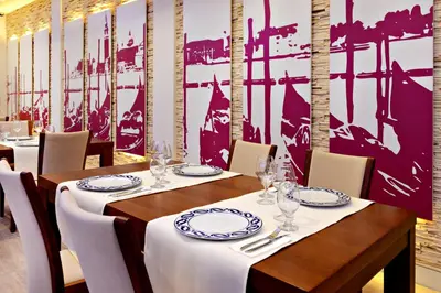 Restauracja lub miejsce do jedzenia w obiekcie Mela Verde