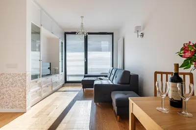 Część wypoczynkowa w obiekcie Airport Lirowa - P&O Serviced Apartments