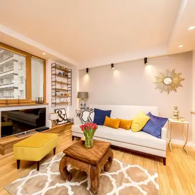 Golden Apartment with Air Condition by Your Freedom