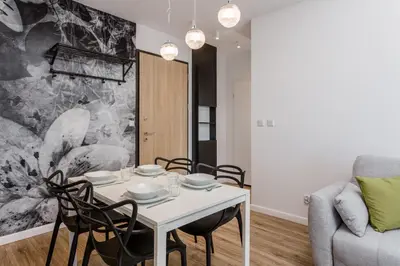 Część wypoczynkowa w obiekcie Chill Apartments Wola