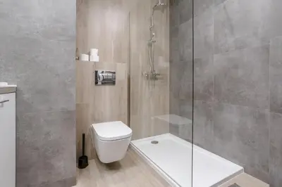 Łazienka w obiekcie Chill Apartments Wola