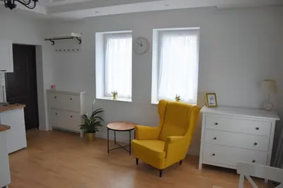 Część wypoczynkowa w obiekcie Apartamenty Coco Premium Saska Kępa