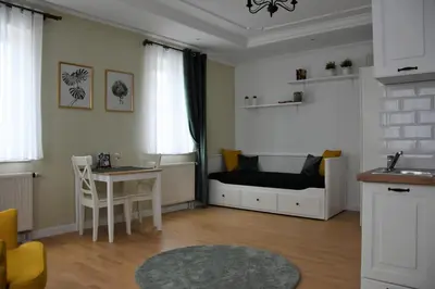 Część wypoczynkowa w obiekcie Apartamenty Coco Premium Saska Kępa