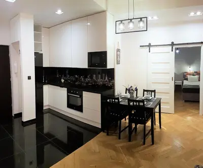 Kuchnia lub aneks kuchenny w obiekcie Apartamenty Planet