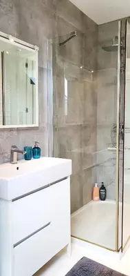 Plan piętra w obiekcie loft 85 m2 Wilanow Krolewski self checkin