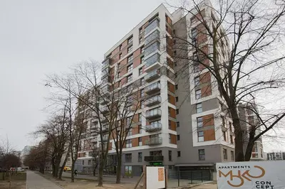 Budynek, w którym mieści się apartament