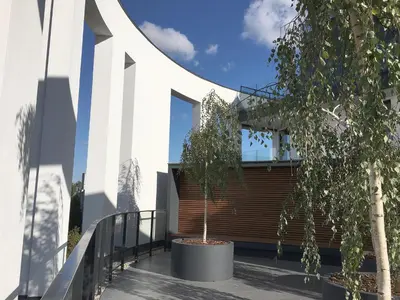 Budynek, w którym mieści się apartament