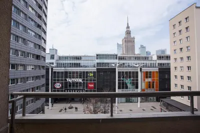 Budynek, w którym mieści się apartament