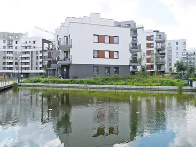 Budynek, w którym mieści się apartament