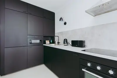 Kuchnia lub aneks kuchenny w obiekcie ShortStayPoland Pereca (B68)