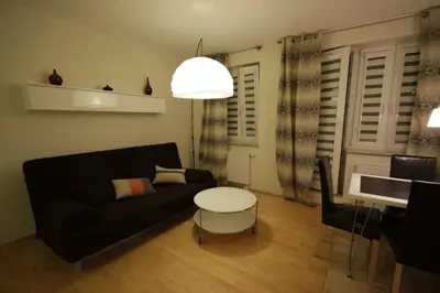 Część wypoczynkowa w obiekcie Eden Apartment Łucka