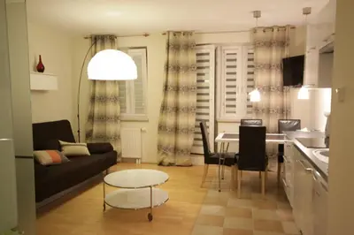 Kuchnia lub aneks kuchenny w obiekcie Eden Apartment Łucka