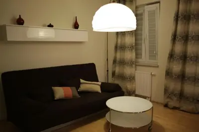 Część wypoczynkowa w obiekcie Eden Apartment Łucka