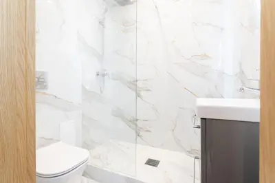 Łazienka w obiekcie Jonagold Apartment Metro Raclawicka