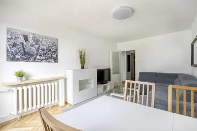 Łóżko lub łóżka w pokoju w obiekcie Śliska Residence