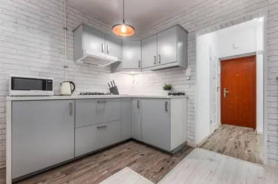 Kuchnia lub aneks kuchenny w obiekcie Apartments The View by Noclegi Renters