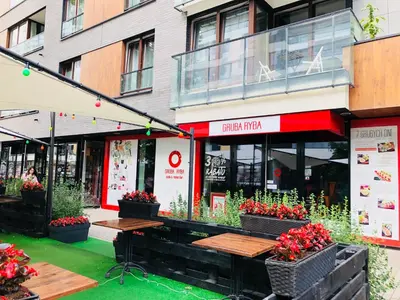 Budynek, w którym mieści się apartament
