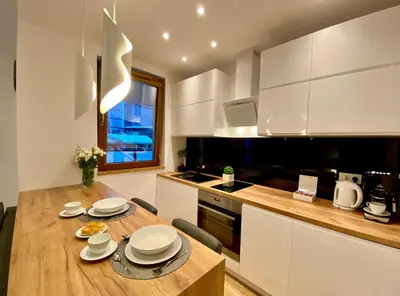 Kuchnia lub aneks kuchenny w obiekcie Living Point Residence Center