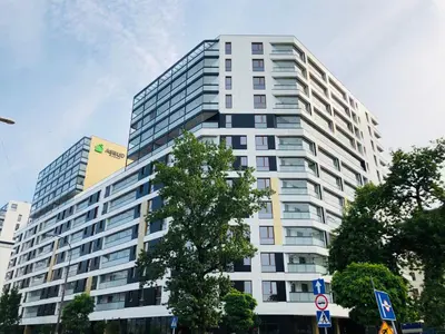 Budynek, w którym mieści się apartament