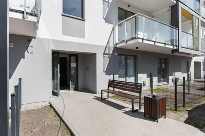 Budynek, w którym mieści się apartament