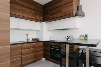 Kuchnia lub aneks kuchenny w obiekcie ShortStayPoland Kolejowa (B10)