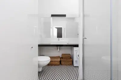 Łazienka w obiekcie Apartments Warsaw Gagarina by Noclegi Renters