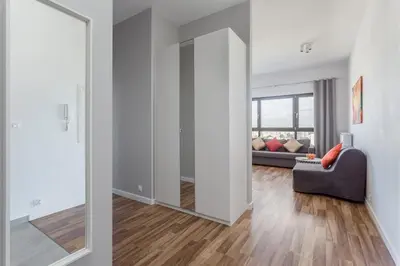 Część wypoczynkowa w obiekcie Chill Apartments Wolska 45