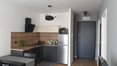 Kuchnia lub aneks kuchenny w obiekcie Quo Vadis Apartment