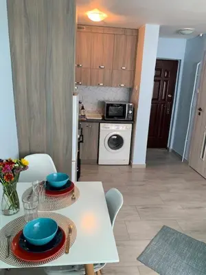 Kuchnia lub aneks kuchenny w obiekcie Apartament Centrum Pańska
