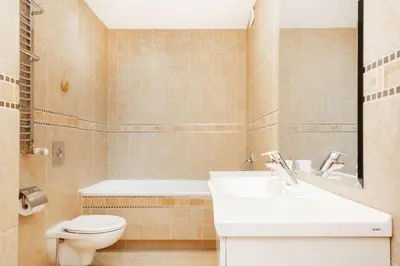 Łazienka w obiekcie Apartment Warsaw Wilanowska by Noclegi Renters