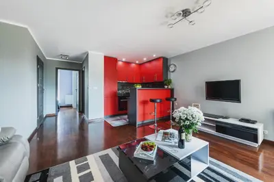 Telewizja i/lub zestaw kina domowego w obiekcie P&O Serviced Apartments Wawrzyszewska