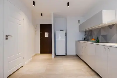 Kuchnia lub aneks kuchenny w obiekcie ShortStayPoland Grzybowska (B73)