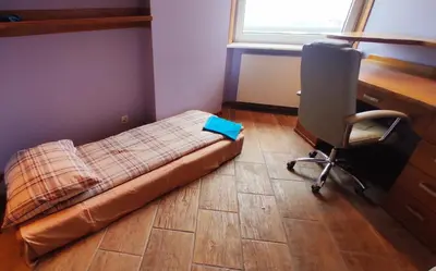 Łóżko lub łóżka w pokoju w obiekcie Studio 1