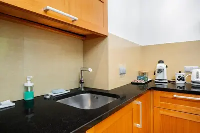 Kuchnia lub aneks kuchenny w obiekcie Superb Czerska Family Apartment With Parking