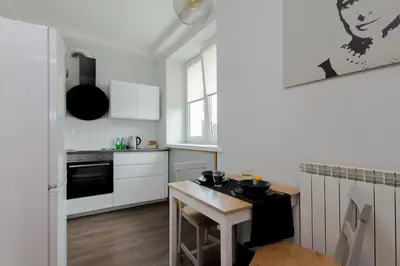 Kuchnia lub aneks kuchenny w obiekcie ShortStayPoland Staszica (B76)