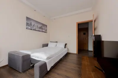 Łóżko lub łóżka w pokoju w obiekcie ShortStayPoland Staszica (B76)