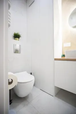 Łazienka w obiekcie VipWarsawApartments Amber Mennica Residence