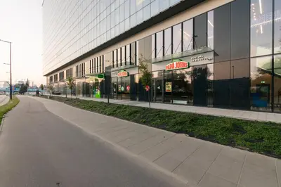 Budynek, w którym mieści się apartament