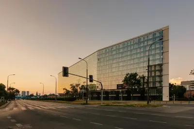 Budynek, w którym mieści się apartament