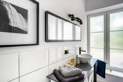 Plan piętra w obiekcie Stylish studio in the heart of the city.