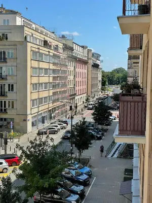 Budynek, w którym mieści się apartament