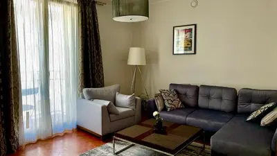 Część wypoczynkowa w obiekcie Apartament Koszykowa Latwiec Śródmiescie południowe