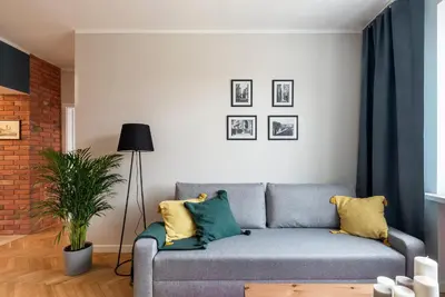 Część wypoczynkowa w obiekcie Apartament Ogród Krasińskich